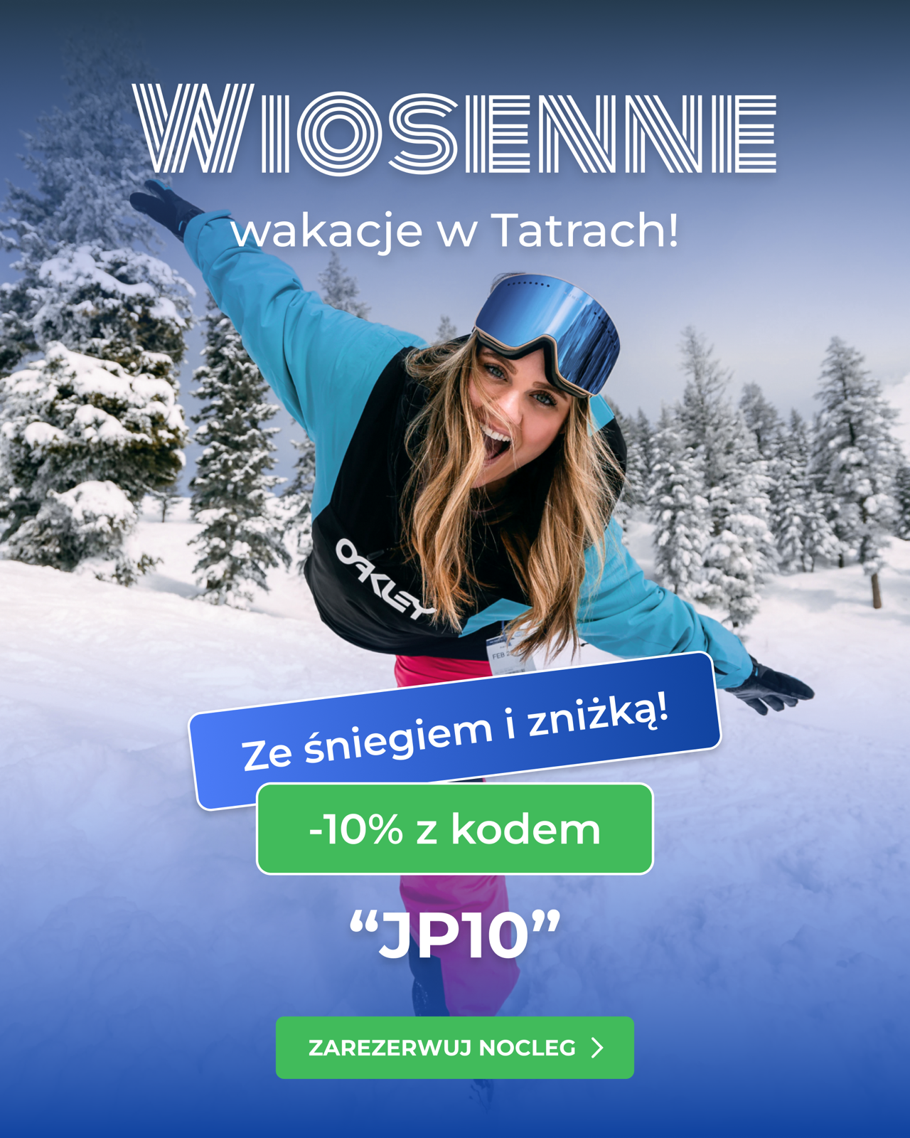 Jarná kampaň Apartments Care, Wiosenne wakacje w Tatrach so zľavovým kódom