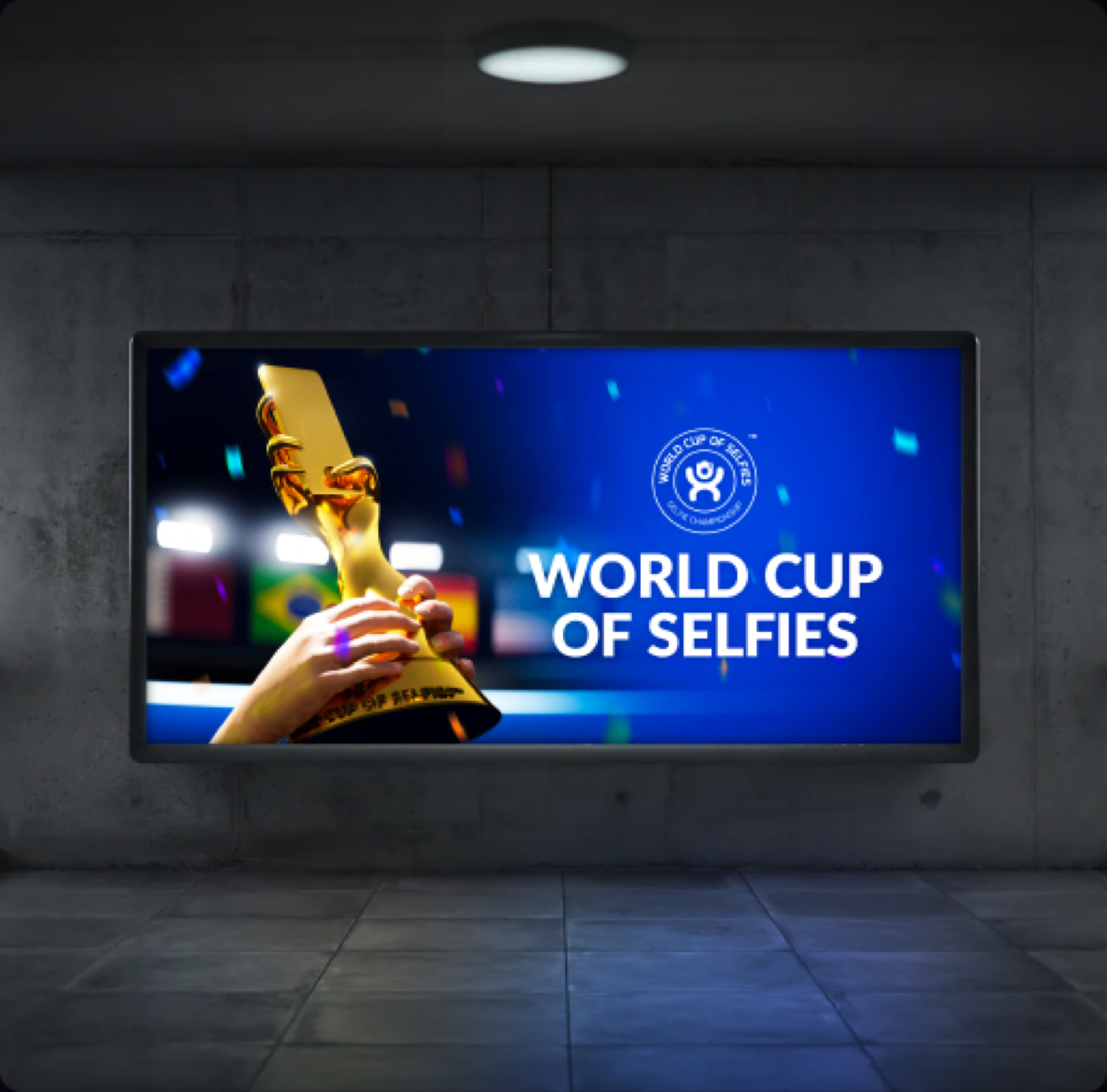 Vizuál aplikácie Pixcham s kampaňou World Cup of Selfies