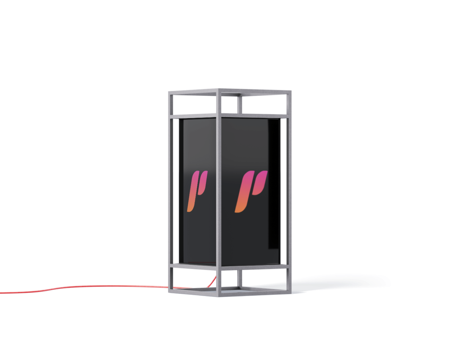 PIXGLOB, značkový svetelný box s logom