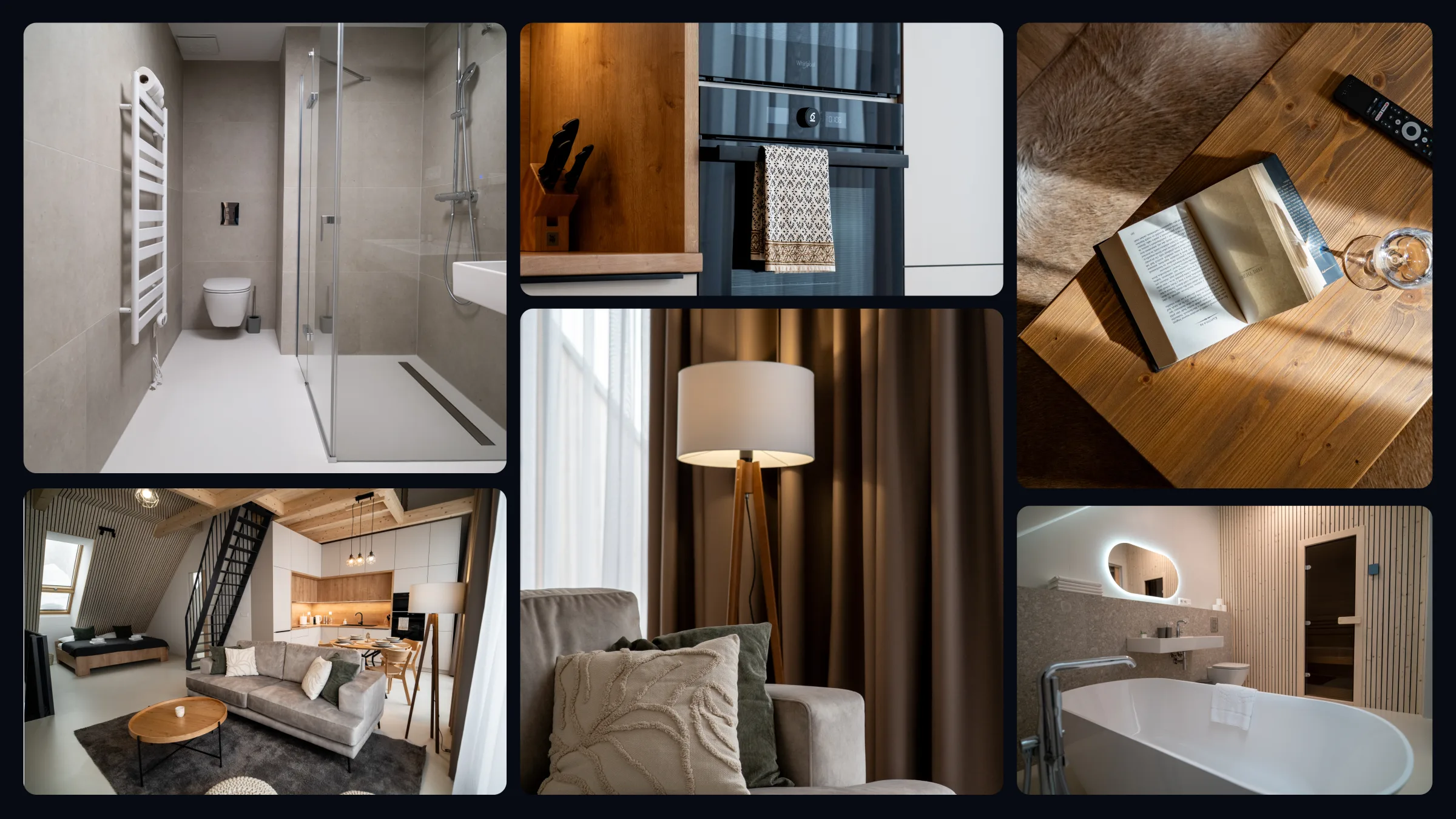 Fotografia interiérov apartmánov TatryStay