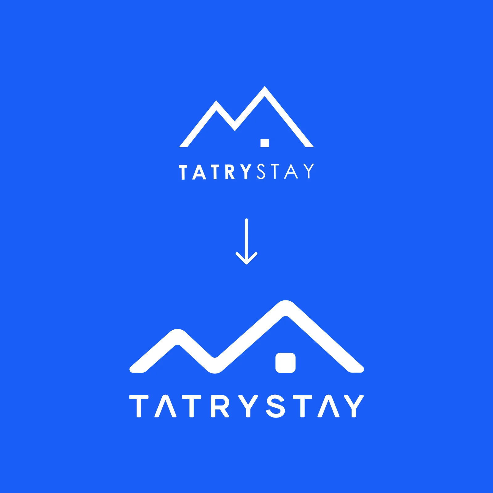 Porovnanie pôvodného a nového loga TatryStay